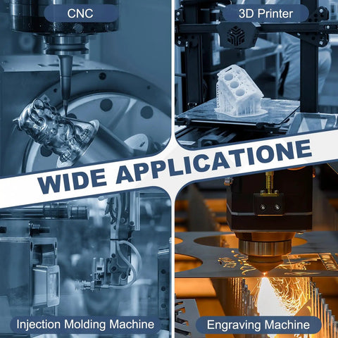 CNC, 3D printer, injection molding, and engraving machines using 5 Pack Marine Grade 316 Stainless Steel Dowel Pins 8mm By 60mm Round Rods For Pegs, Shelves, Rails, DIY Projects And Gear, Rustproof, Corrosion Resistant Hardware You Can Count On in various applications