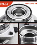 Front Wheel Bearing And Hub Assembly With ABS For Dodge Ram 1500 2000 2001 4WD And 2-Wheel ABS Only 5-Lug up-close view