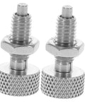 Premium Stainless Steel Retractable Spring Plunger Featuring Knurled Handle Locking Indexing Pin Quick Release Pull Ring for Rolling Toolboxes and Secure Positioning Built Tough For The Daily Grind close-up