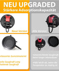 Heavy Duty Suction Cup Hooks Set Of 4 With Ultra Strong Hold And 30 Kg Load Capacity For Camping And Home Use On Smooth Surfaces