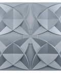 Decorative 2x2 Glue Up Ceiling Tile Floral Gray Pack of 12 for Drop Ceilings, lightweight PVC, elegant gray floral design