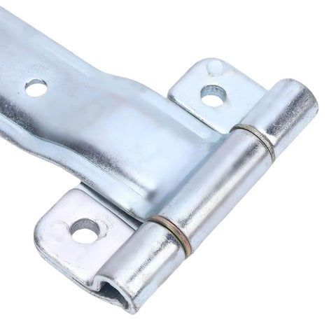 16 Inch Offset Bent Metal Trailer Door Hinge Strap For Side Enclosed Cargo Utility RV Door With Wear Prevention And Seamless Alignment Built To Last Weatherproof Construction For Outdoor Trailers, close-up