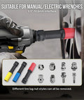 3-Piece 1/2-Inch Drive Deep Impact Socket Kit With 17 19 And 21mm Hex Bits For Auto Repair That Keeps You Moving Fast In The Shop Or On The Road Without Breaking The Bank, 21mm socket on impact wrench
