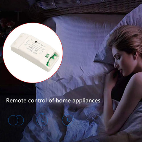 WiFi Smart Switch for Lighting and Fan Control, 100 to 240V Wireless Power Controller Module with sleeping person