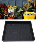 Stepping Stone Mold For Concrete Diy Projects Square Paver Mold Made From Recyclable Abs Plastic shown against garden background