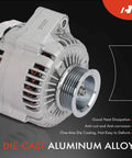 Alternator For Honda Odyssey 2000 3.5L V6 And Acura TL 1999 To 2003 CL 2001 To 2003 12V 105A With 6 Groove Pulley Clockwise Rotation Replacement Part