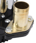 Close-up of Heavy Duty Submersible Water Pump With 23 Foot Cord, stainless steel inlet design for efficient water transfer.