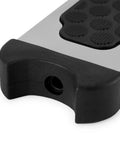 Close-up view of Beefed Up Replacement Pool Ladder Step And Hardware For Stainless Steel Pool Ladder One Size With Slip Resistant Textured Surface Built To Last In Harsh Pool Environments 18.75 Inch Length showing textured slip surface