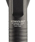 Front view of Stinger High Output LED Duty Flashlight With Piggyback Charging Kit 2000 Lumen 25000 Candela Long Range Beam