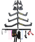 Make Your Garage Gym Setup Look Dope With These Hella Solid Lat Pulldown Bar Storage Hooks Designed To Hold Heavy Weights And Keep Your Workout Zone Totally Tidy - wall-mounted organizer with hooks for gym accessories.