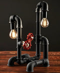 148 Piece Black Iron Pipe Fitting Set With Long And Short Pipes Tees Elbows Floor Flanges For DIY Furniture Shelving crafted lamp
