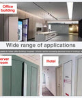 Heavy Duty Hidden Magnetic Access Panel For Wall And Ceiling Tile Cover With Detachable Inspection Door shown in office and hotel settings.