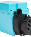 Dual Purpose Inline Or Submersible Pump 115V One Fifteenth HP 670 GPH Oil Filled Water Pump With 10 Ft Cord for fountains