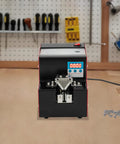 Automatic Screw Feeder Machine Features High Speed Dual Counting Modes To Slash Electronics Assembly Time, metal frame, LCD display.