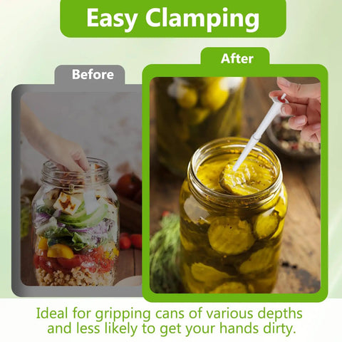 Two Pack Pickle Grabber Tool Set Stainless Steel Jarred Pickles Easy Grip Kitchen Gadget For Home Cooks Deli Lovers And Pickle Enthusiasts Everyday Kitchen Must Have For Quick Access To Crunchy Spears And Dills