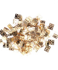 100 Piece Exquisite Mini Retro Metal Hinges Set For DIYers Jewelry Box And Wooden Cabinet Projects With 400 Screws Durable Zinc Alloy Hardware