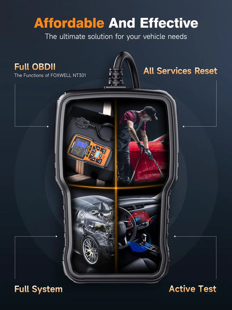 NT510 Elite OBD2 Scanner For Porsche With Full System Bi Directional Control and diagnostic capabilities illustration