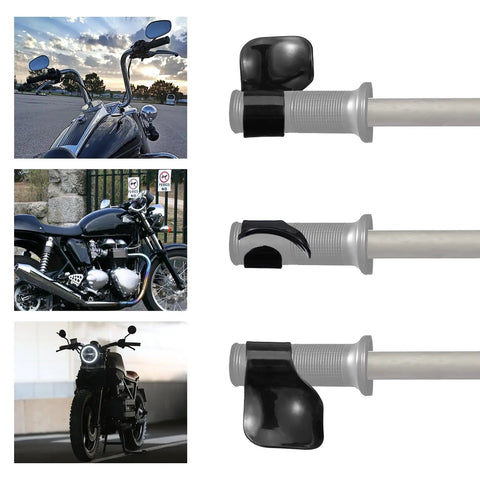 Three Pack Motorcycle Cruise Control Grips With Throttle Assist For Handlebar Wrist Hand Grips ABS Plastic Fit Electric Bikes Scooters Off Road Sport And Street Riding
