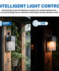 Comparison of outdoor light with and without the 3 Pack No Brainer Dusk To Dawn Sensor For Outdoor Lighting 120 To 277V Photoelectric Switch