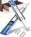 Heavy Duty Full Extension Side Mount Drawer Slides 22 Inch Soft Close Cabinet Runners With Brackets smooth ball bearing system