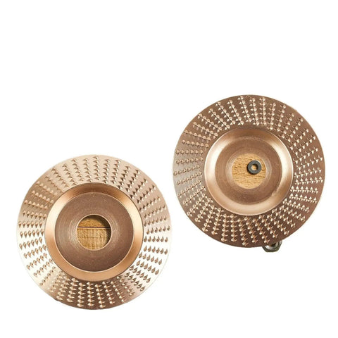 Two Three Pack Woodworking Carving Wheels with 22mm Bore Abrasive Sanding Discs for Quick Wood Shaping Contouring Detailing
