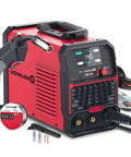 140A Gasless Flux Core MIG Welder 3 In 1 MIG MMA TIG Capabilities Portable 110V IGBT Inverter Welder with accessories