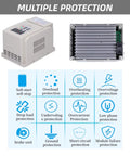 110V VFD Inverter 1500W for motors with protection features and controls for single to three phase speed conversion