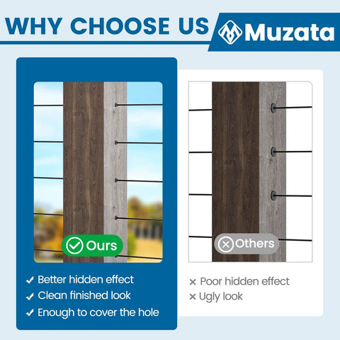 Comparison of cable railing systems on wood posts with Stainless Steel T316 Protective Sleeves For One Eighth Inch Wire Rope Cable.