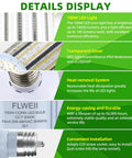 Details display of Beast Bright LED Corn Light Bulb 100W Equivalent 14000 Lumens 5000K Daylight E39 Mogul Base 208-480V