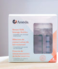 Straight Fire Breast Milk Storage Bottles Pack Two Measured With Plenty Of Label Space Fridge And Freezer Friendly in box