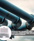 140 Piece Aluminum Alloy Blind Rivets Kit With Dome Head Pop Rivets and industrial pipes in focus