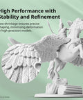 405 Nm Plant Derived Photopolymer Resin For Lcd And Dlp 3D Printers Low Odor Grey Formula close-up of detailed wing texture.
