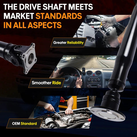 Rear Driveshaft For Ford Edge And Lincoln MKX AWD Heavy Duty Replacement Prop Shaft Assembly showing OEM-standard fit