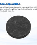 Round Graphite Block Disk Ingot 30 By 5 Mm For Melting Casting And Electrolysis Pro Grade Industrial High Purity Graphite Plate