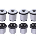 Beefed Up Front Upper And Lower Control Arm Bushings Kit For Toyota Tacoma 1995 2004 And 4Runner 1995 2002 Quiet Ride Less Vibration Smoother Handling Easy Bolt On Install Durable Elastomer Bushings, 8-piece set
