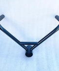 Top view of V Bar Attachment Handle for Rowing and Deadlifts, double grip, heavy duty metal fitness attachment for cable machines.