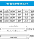 LED Shop Light For Workshop And Industrial Use Beast Bright 10W Utility Work Lamp specifications and dimensions chart