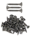 200 Count Heavy Hitter Size 6 Carbon Steel Drywall Screws for DIY, showing screws in gray phosphate finish.
