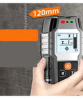 Stop Guessing With This Upgraded Deep Scanning Wall Detector That Finds Wood Nails Wires And Steel Bars Behind Concrete Fast showing a handheld device measuring depth.