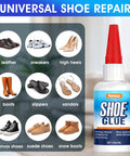 Heavy Duty Shoe Glue 35g Waterproof Fast Drying Adhesive For Sole Repair On Sneakers, Leather Boots, Sandals, Handbags