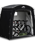 Bike Storage Tent Outdoor Portable Shed For 2 To 4 Bikes And More Large 90 By 33 By 75 Inch Space with bikes inside