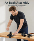 Heavy Duty Single Monitor Arm, Premium Aluminum Desk Mount with easy at-desk assembly for clutter-free workspaces.