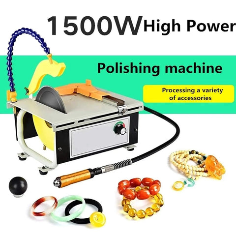 Mini Table Saw Kit With 1500W Power And All In One Jewelry And Woodworking Bench Polisher 0 To 23000 Rpm Benchtop Buffer