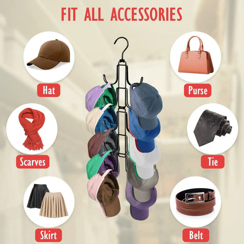 Kickin Clutter From Your Closet With This Legit Collapsible Hat Organizer And Caps Rack Featuring Ten Durable Hooks That Straight Up Hold Forty Baseball Hats While Keeping Ya Storage Neat And Unlocking Major Space Saving Convenience Daily