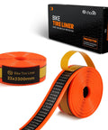 Road Bike Tire Liner Self Adhesive Inner Tube Protector For 700c And 28 Inch Tires Puncture Proof Shield featuring orange roll