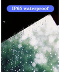 Raindrops on a window displaying IP65 waterproof feature, emphasizing durability for Solar Led Outdoor Garden Flood Light, Ip67 Waterproof, Solar Flood Lig,，，.