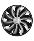 Dual Turbine Air Intake Turbonator Performance Kit For Most Vehicles Fuel Saver System, top view of turbine blades