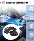 Dashboard view featuring Replacement HVAC Blend Door Actuator For Trucks And SUVs Fits 2003-2014 Silverado Suburban Tahoe Yukon Escalade H2 And More, Heater Vent Actuator, Replaces 604-112 And 15-73952, No-Fuss Plug-And-Play Install, Simple DIY Climate Control with ABS material inset