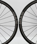 All Day Speed Carbon Disc Road Wheelset 700C With 36T Ratchet System Hub 21mm Inner Width Clincher Tubeless Ready close-up view