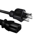 6ft AC Power Cord for Korg Pro Arranger N364 Music Workstation 61 Key Keyboard Cable 100 240V 50 60Hz Safe Design with plug close-up